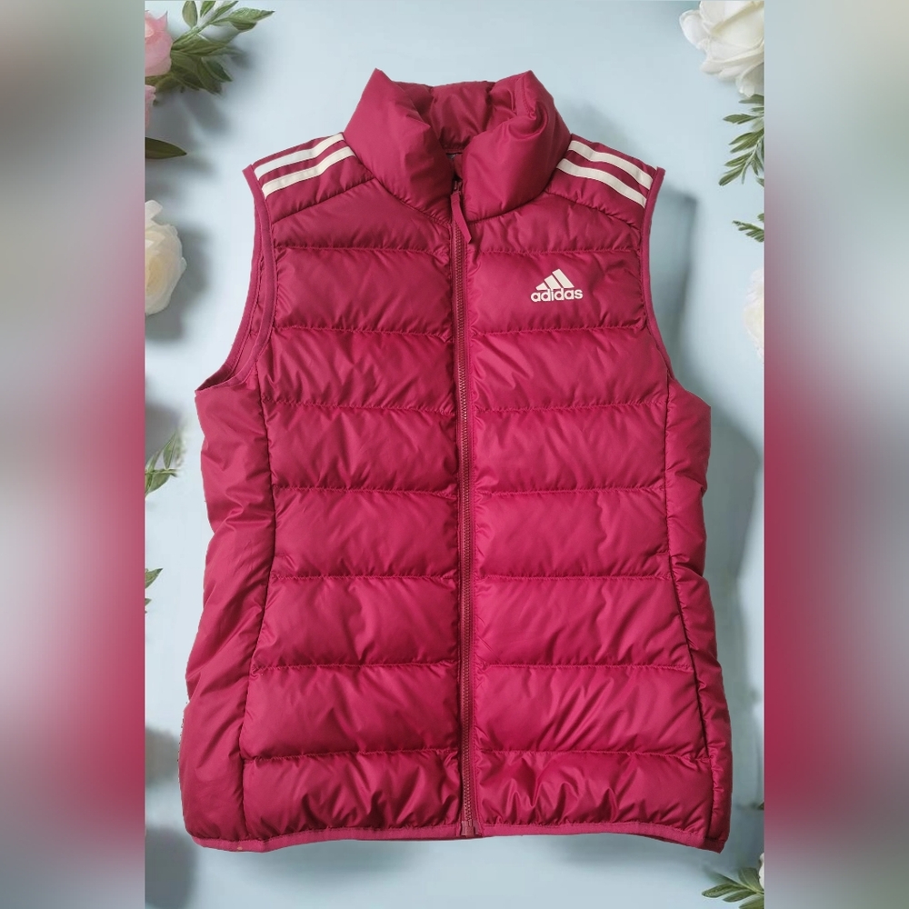 Adidas Essentials Light Down Puffer Vest Size Xs - image 1